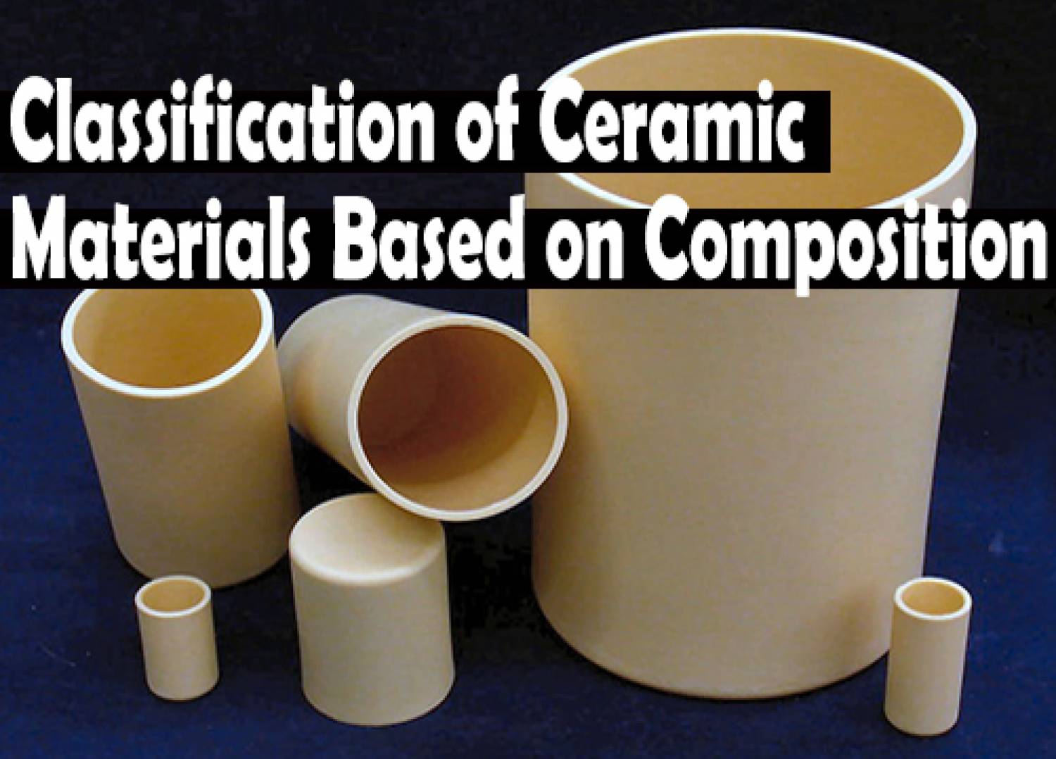 Classification of Ceramic Materials Based on Composition